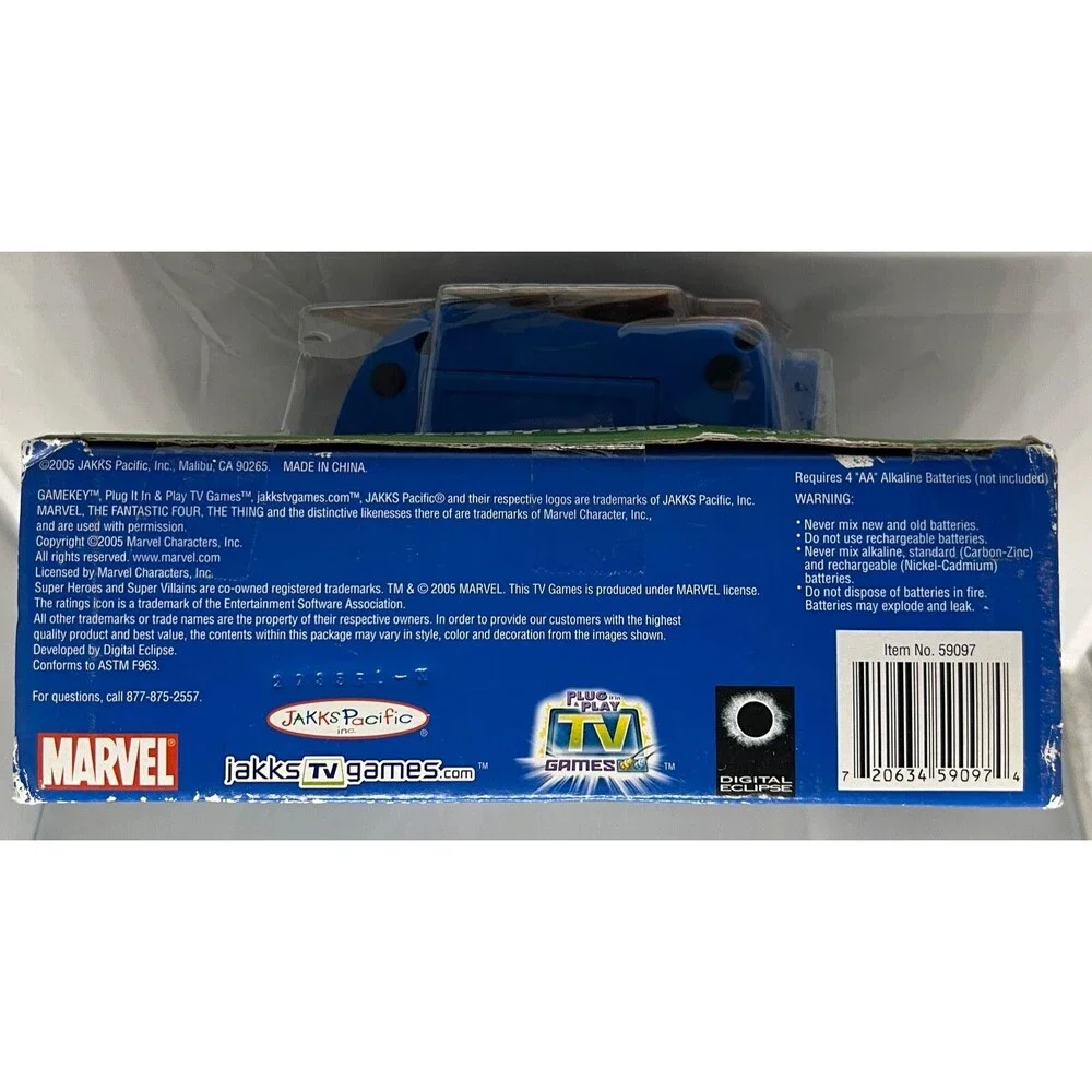 Fantastic Four plug-and-play TV Game - 0720634590974 - 5 Games in 1 ** BRAND NEW